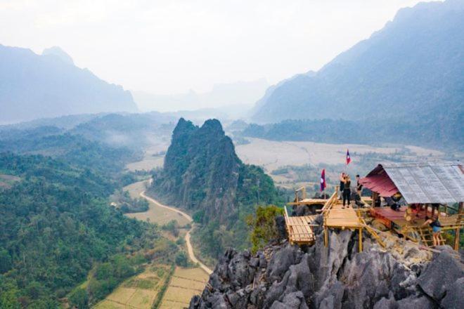 Consiana Hotel Vang Vieng Exterior foto